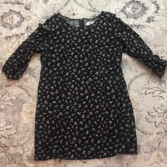 Old Navy Floral Print Zip Back Dress Womens Size L - Picture 1 of 8